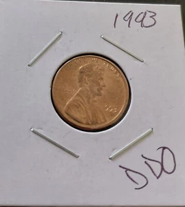 1993 Lincoln Cent DDO - Picture 1 of 2