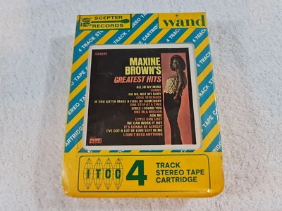 Maxine Brown’s Greatest Hits 4-Track (Muntz) Cartridge- FACTORY SEALED! - Image 1 of 3