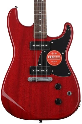 Guitarra Eléctrica Squier Paranormal Strat-O-Sonic - Rojo Carmesí Transparente Foto 1 de 4