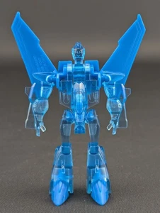 Transformers Animated EZ Collection Thundercracker Clear Blue complete Takara - Picture 1 of 5