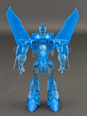 Transformers Animated EZ Collection Thundercracker Clear Blue complete Takara - Image 1 of 4