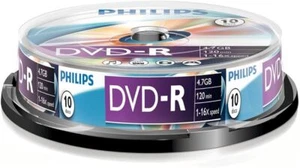Philips DM4S6B10F/17 4.7GB 16x DVD-Rs, 10-Count Cake Box Spindle - Picture 1 of 1