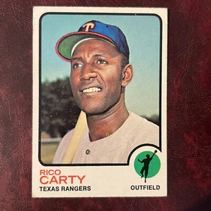 1973 Topps Set RICO CARTY #435 TEXAS RANGERS - EX - Picture 1 of 2