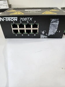Conmutador Ethernet industrial de 8 puertos N-TRON 708TX - Imagen 1 de 3