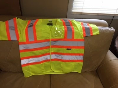 HI VIZ Highway VEST Game Style 1-287- SIZE LARGE - BRAND NEW - ANSI CERTIFIED-28 - Image 1 of 4