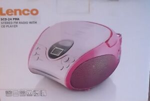 Lenco SCD-24 MP3 pink, Radio mit CD-Player