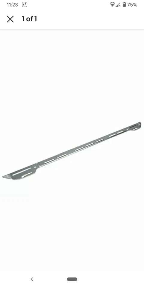 Parte de horno de puerta superior Traverse: As0039977 para horno Brandt Foto 1 de 1