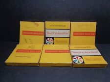 Lot de 6 bobines home films 8 mm couleur 3 pouces de 1963/1964 - enfants
