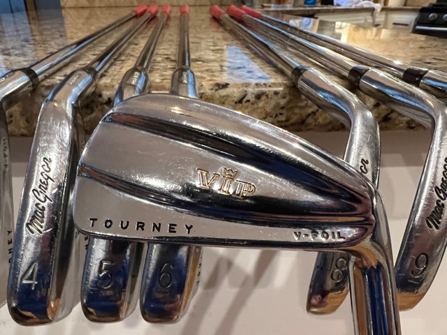 MacGregor Tourney VIP V-Foil Forged 2-P,G,L Golf Irons. Rifle 5.5. UNIQUE  SET !!