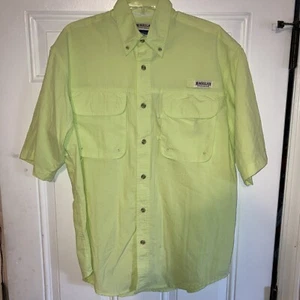 Magellan Sportswear Laguna Madre Short Sleeve Vented Shirt Size M 100% Polyester - Picture 1 of 10