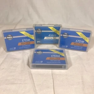 Dell DAT72 170M 36GB 72GB 4mm Data Tape Cartridges 0W3552 NEW Sealed Cleaning - Picture 1 of 9