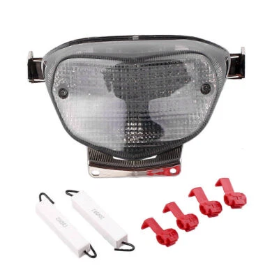 Smoke Rear Brake Tail Light Turn Signal for SUZUKI GSXR1000 2001 2002 Taillamp - Image 1 of 4
