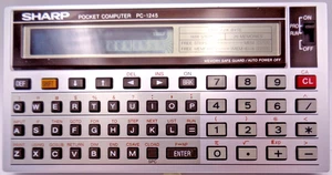 SHARP POCKET COMPUTER PC-1245 ❌ FÜR BASTLER - Picture 1 of 7