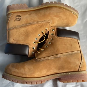 Timberland Stivali da Uomo 6 Pollici Premium Impermeabili Grano - US Uomo Taglia 13 M - Foto 1 di 4