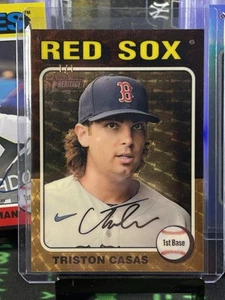 đŸ”¥Triston Casas Superfractor 1/1đŸ”¥ 2024 Heritage High Number - Picture 1 of 2