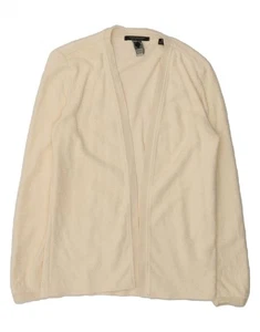 SCOTCH & SODA Womens Open Cardigan Sweater UK 12 Medium Off White Cotton CU65 - Picture 1 of 3