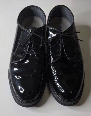 ZAPATOS DE CHAROL BATES OXFORD ALTO BRILLO DE LARGA DURACIÓN PARA HOMBRE TALLA 11D  Foto 1 de 4