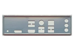 OEM I/O IO shield Backplate for MSI MAG B550M BAZOOKA Motherboard Rear Baffle - Afbeelding 1 van 2