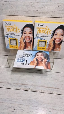 Olay Jabón Facial Vitamina C Limpiador Derrete, Uso Diario Limpiador Suave 64 unidades Foto 1 de 4