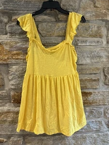 Torrid Super soft Yellow Ruffle Tank Top Knit Size Large (0) - Picture 1 of 4