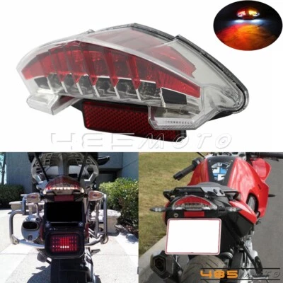 Motorcycle Rear LED Taillight Lamp Fit For BMW R1200GS F800R F800GS F800S F800ST - Imagem 1 de 4