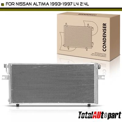 Nuevo condensador de aire acondicionado con soporte para Nissan Altima 1993 1994 1995-1997 L4 2,4 L Foto 1 de 4
