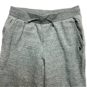 Polo Ralph Lauren Jogger Youth Boy's L Gray Sweatpants Fleece Pull On - Picture 1 of 9