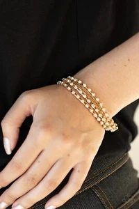 That's A Smash Gold Bracelet Paparazzi New - Bild 1 von 2