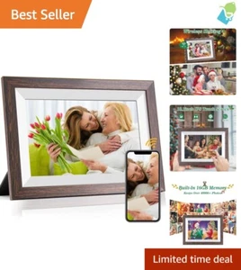 10.1 Inch WiFi Digital Picture Frame - Share Memories Instantly via Frameo App - Picture 1 of 8