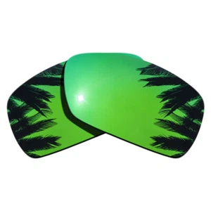 Lentes de repuesto verdes espejadas para gafas de sol Oakley Splinter polarizadas - Imagen 1 de 4