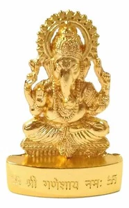 GANESH IDOL ENERGIZED HINDU GOD MURTI 6 CM HEIGHT - Picture 1 of 4
