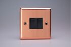 Varilight XY2B.BC Double Light Switch, 10A, 2-gang, 2-way, urban brushed copper