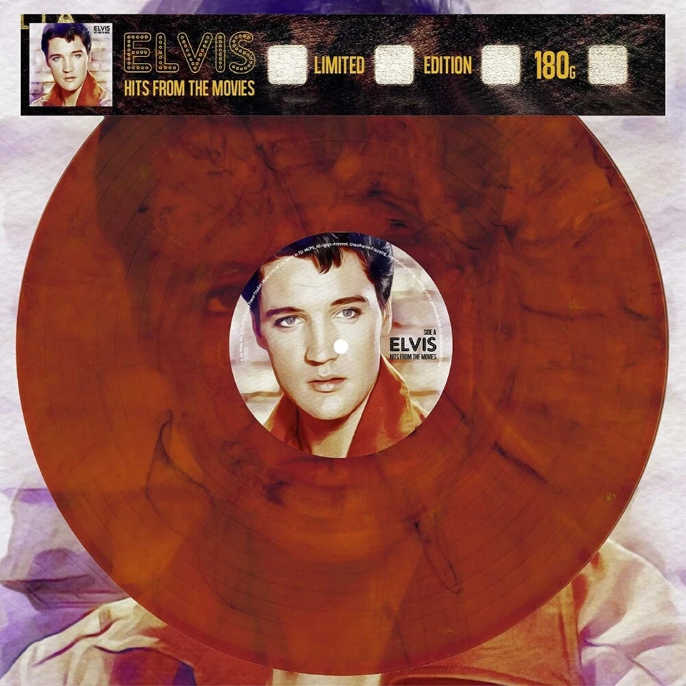 (LP) Elvis Presley - Hits From The Movies (180g) (Marbled Color) - Image 1 of 1
