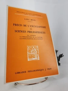 Précis de l'encyclopédie des sciences philosophiques, G.W.F. Hegel 1970 - Picture 1 of 8