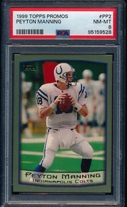 1999 TOPPS PROMOS PEYTON MANNING #PP2 PSA 8 - Picture 1 of 2
