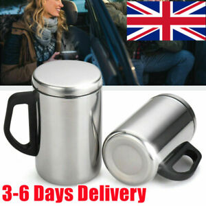 Stainless Steel Mug Lid Thermal Insulated Travel Water Cup Bottle Tea Coffee Cup