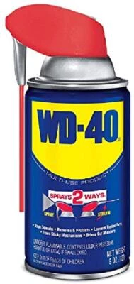 WD-40 多用途产品带智能 STRAW SPRAYS 2 路,8 盎司 (490026),蓝色 — 第 1/3 张图片