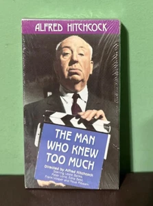 The Man Who Knew Too Much (VHS 1992) Directed By Alfred Hitchcock - Imagen 1 de 3
