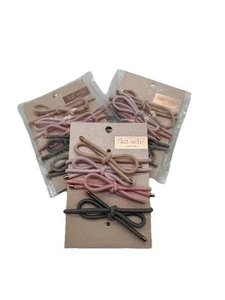 Kitsch Fliege Haargummis, 4 Stück Set, NEU mit Etikett ** Menge 3 Stück ** - Bild 1 von 2