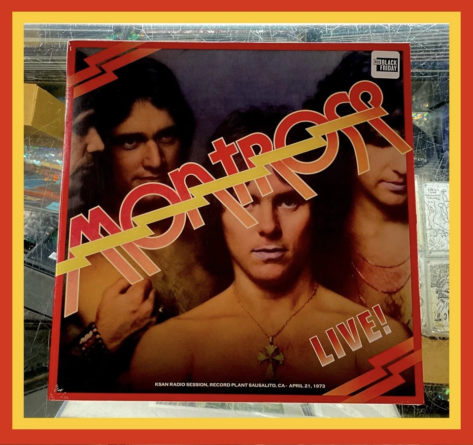 Montrose- Live! KSAN Radio 1973 Vinyl LP On Red Vinyl Hagar Rock Candy RSDBF Foto 1 de 1