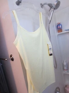 NWT women's ribbed tank top NO Boundaries Size L yellow color - Picture 1 of 12