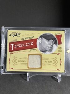 2012 Panini Prime Cuts Pee Wee Reese Timeline Game Used Patch Jersey /99 SP