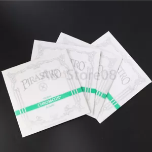 Pirastro Chromcor 4/4 Medium Violin String Set Ball End - Picture 1 of 5