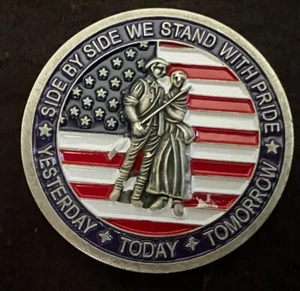 National Guard-Enlisted Association Of The National Guard-Auxiliary Coin - Picture 1 of 2
