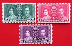 Canada Newfoundland #230-232 Coronation - Omnibus Issue MNH - Picture 1 of 1