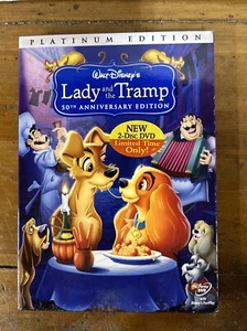 Disney’s Lady And The Tramp 50Th Anniversary Edition Dvd  - Picture 1 of 5