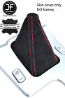 RED STITCHING REAL SUEDE MANUAL GEAR GAITER FITS CHRYSLER CROSSFIRE 2003-2008