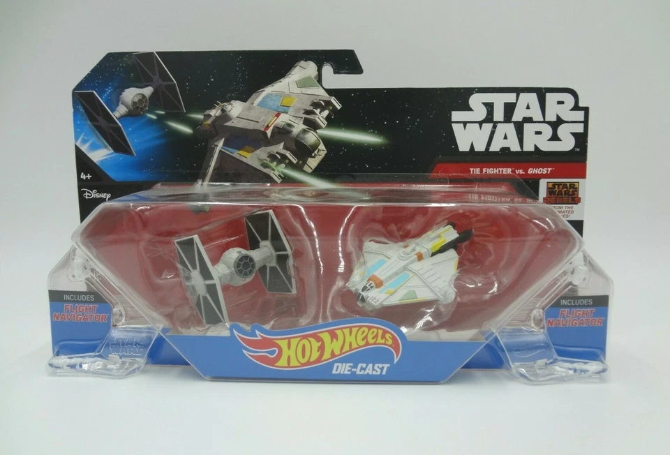 Tie Fighter VS Ghost The Force Awakens Rebels Star Wars Hot Wheels Diecast 2015