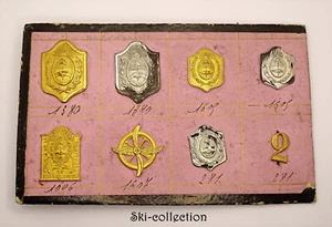 Lot Of 8 Military And Police Plates, ARGENTINA. Circa 1900 - Picture 1 of 6