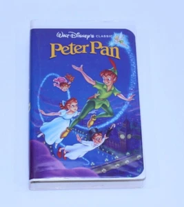 VTG VHS Walt Disney Black Diamond Classic Peter Pan Family Movie Animation - Foto 1 di 4